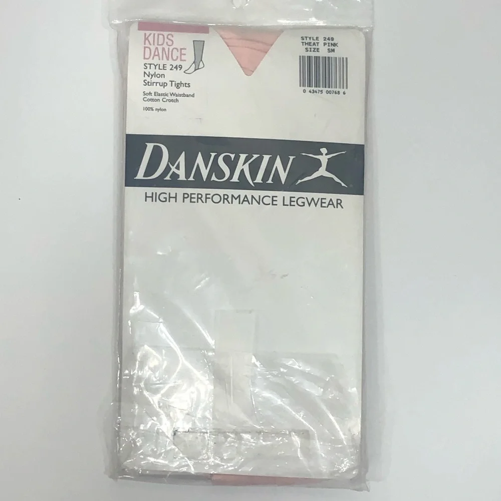 Danskin Kids Dance Stirrup Tights Brand New